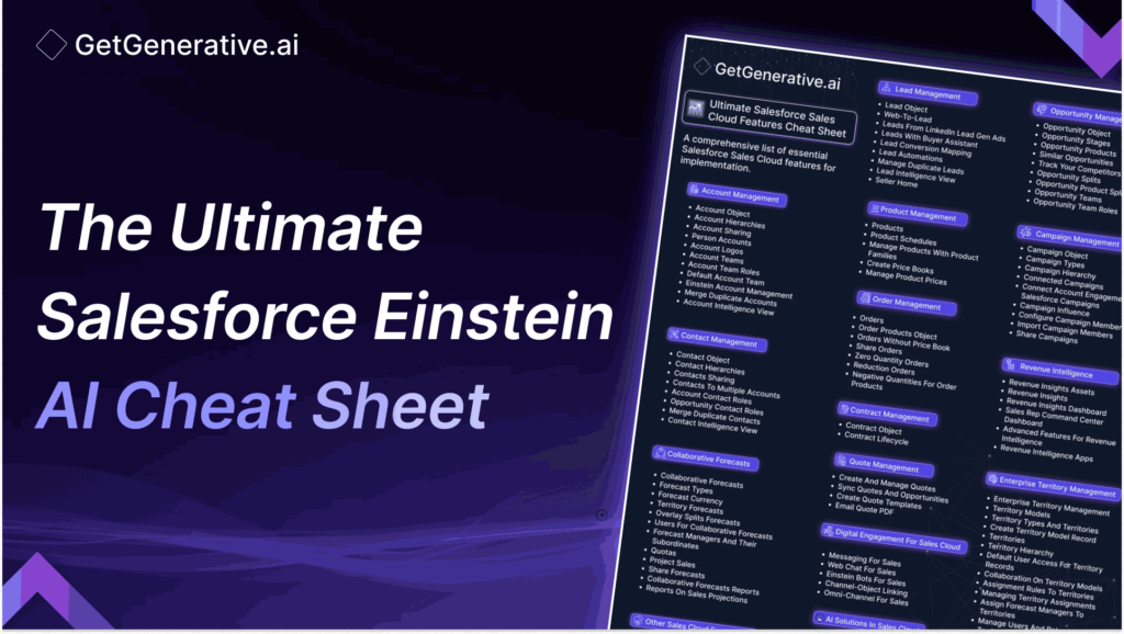 The Ultimate Salesforce Einstein AI Cheat Sheet